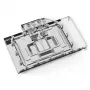 Alphacool 13463 akrilo ir aliuminio galinė plokštė, juoda, 145,2 mm