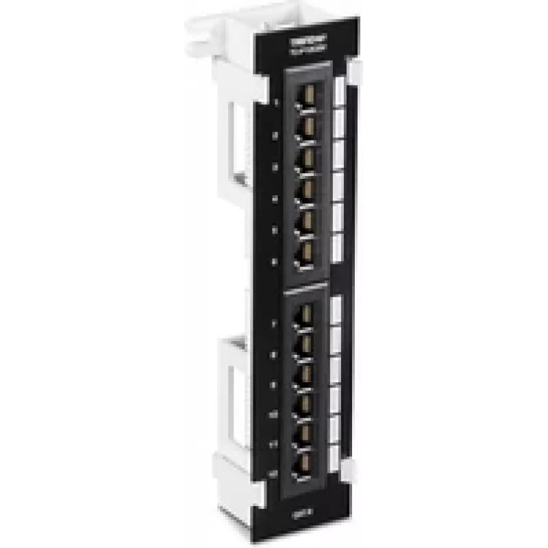 TRENDnet TC-P12C6V - pataisų skydelis - tinkamas tvirtinti prie sienos - CAT 6 - UTP - RJ-45 X 12
