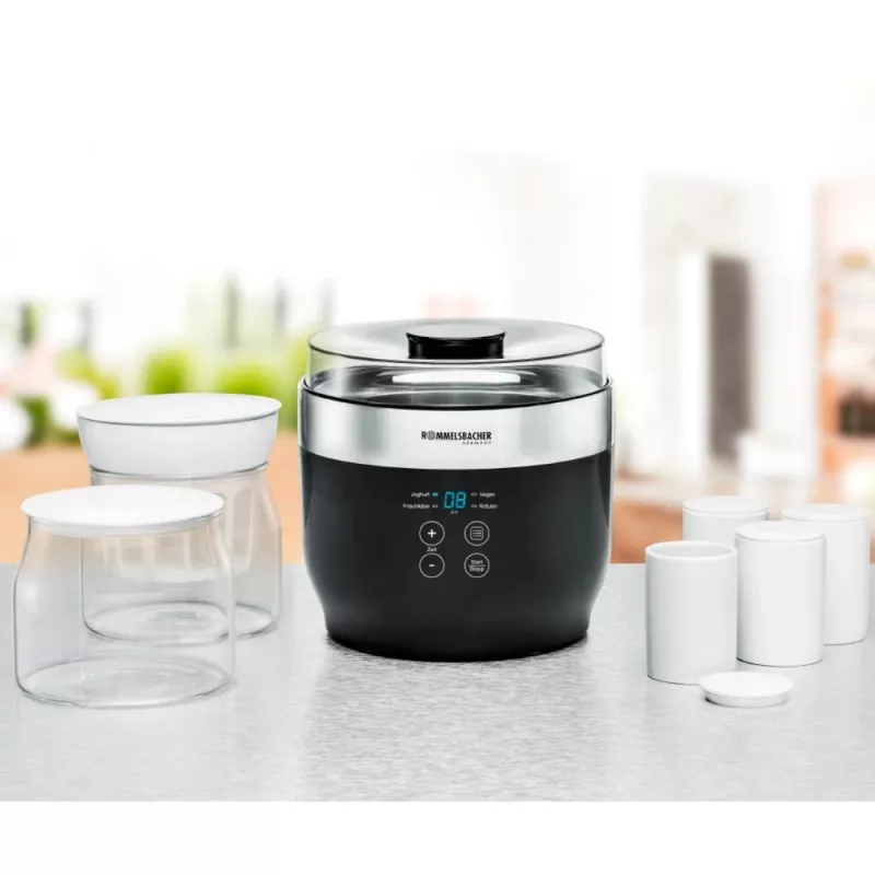 Rommelsbacher JG 80 jogurto gaminimo aparatas 1,2 l varškės sūriui - jogurtui 20 W (JG80)