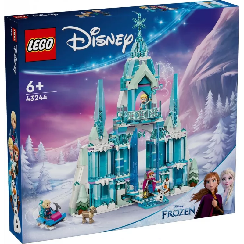 Konstruktorius LEGO Disney Princess Elsa's Winter Palace 43244 — statybos rinkinys kūrybiškam žaidimui