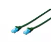 Assmann Digitus CAT 5e U-UTP komutacinis kabelis. PVC. AWG 26/7. Ilgis 2m. spalva žalia (DK-1512-020/G)