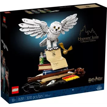 LEGO Hogwarts Icons Collectors Edition 76391 — 3010 detalės, 3 minifigūrėlės, 18+