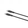 USB-C į USB-C kabelis FIXED FIXDB-CC2-BK — 2 m, 100 W, fiksuotas nenuimamas