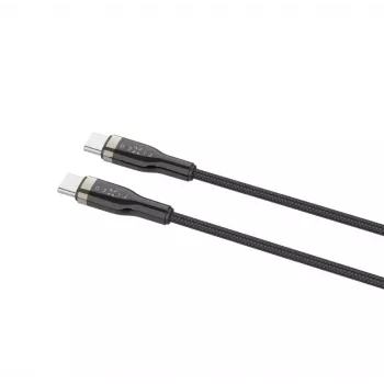 USB-C į USB-C kabelis FIXED FIXDB-CC2-BK — 2 m, 100 W, fiksuotas nenuimamas