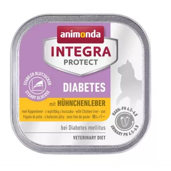 Šlapias kačių maistas animonda INTEGRA PROTECT Diabetes paukštiena 100 g padėkliuke, be cukraus, be glitimo
