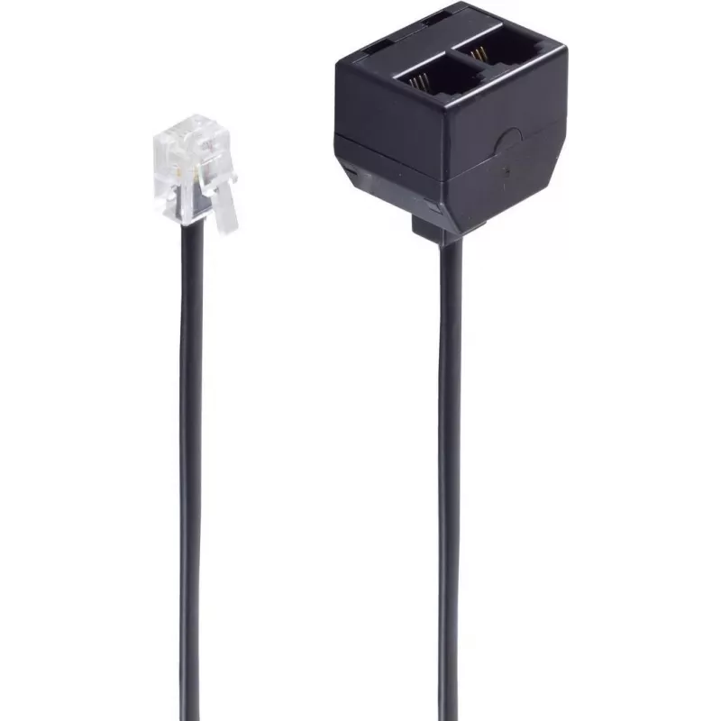 telefono laidas ShiverPeaks BS71231 0,1 m juodas