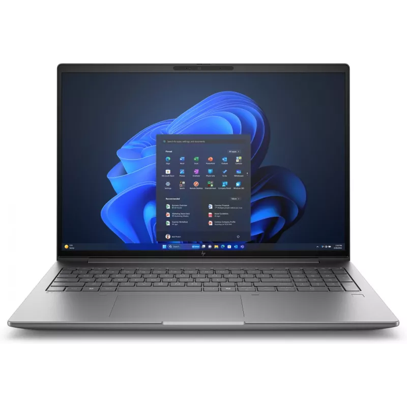 HP ZBook Power G11 A mobili darbo stotis - AMD Ryzen 7 8845HS - Win 11 Pro - RTX 2000 Ada - 32 GB RAM - 1 TB SSD NVMe, TLC - 40,6 cm (16 inch) IPS 2560 x 1600 (WQXGA) - „Wi-Fi 6E“, „Bluetooth“ - klaviatūra: vokiška - su „HP Wolf Pro Sec...“