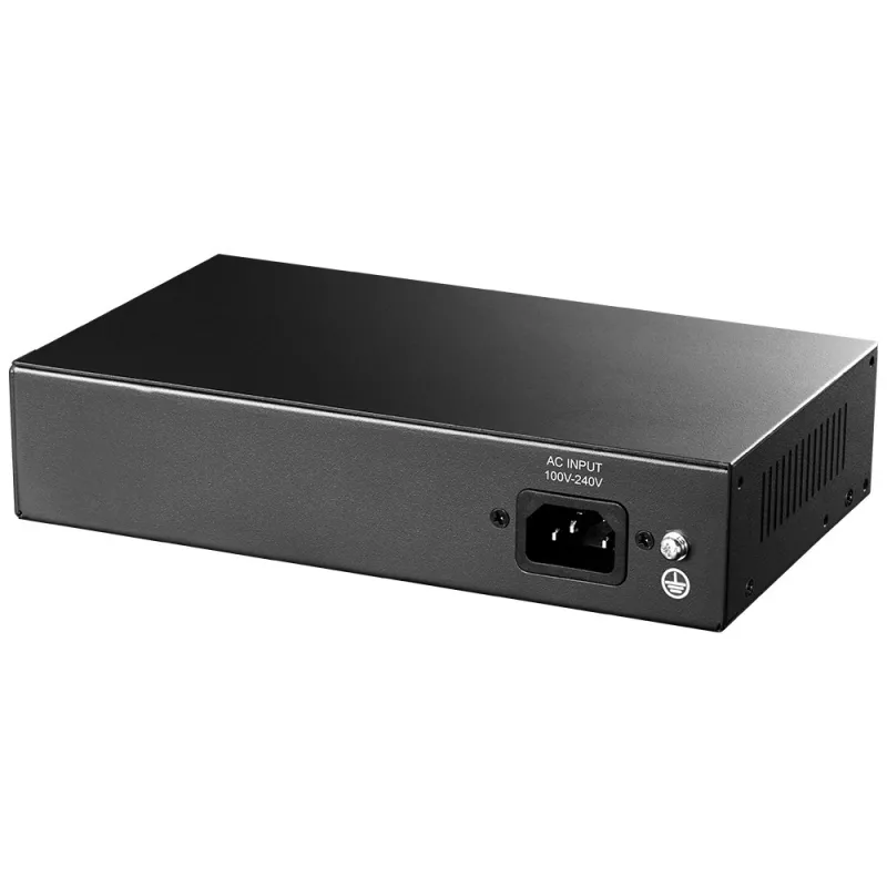 Tinklo komutatorius Cudy FS1006P Fast Ethernet 6 prievadų (4 PoE, 1 PoE+) 10/100 Mbps, 1,2 Gbit/s pralaidumas, metalinis korpusas, montavimas į stovą / ant sienos