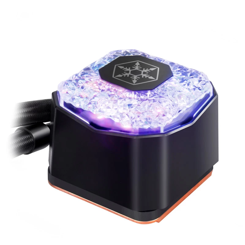 SilverStone PF360 – procesoriaus skysčio aušinimo sistema – (skirta: LGA775, LGA1156, AM2, LGA1366, AM3, LGA1155, LGA2011, FM1, FM2, LGA1150, LGA1151, AM4, LGA2066, LGA1200) – varis – 120