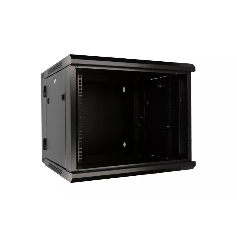 Extralink Rackmount cabinet 6U 600x600 AZH Juoda wall mounted, swing type