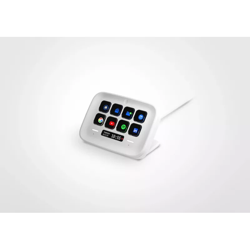 „Stream Deck Neo“ Elgato 10 mygtukų programuojamas valdiklis baltas