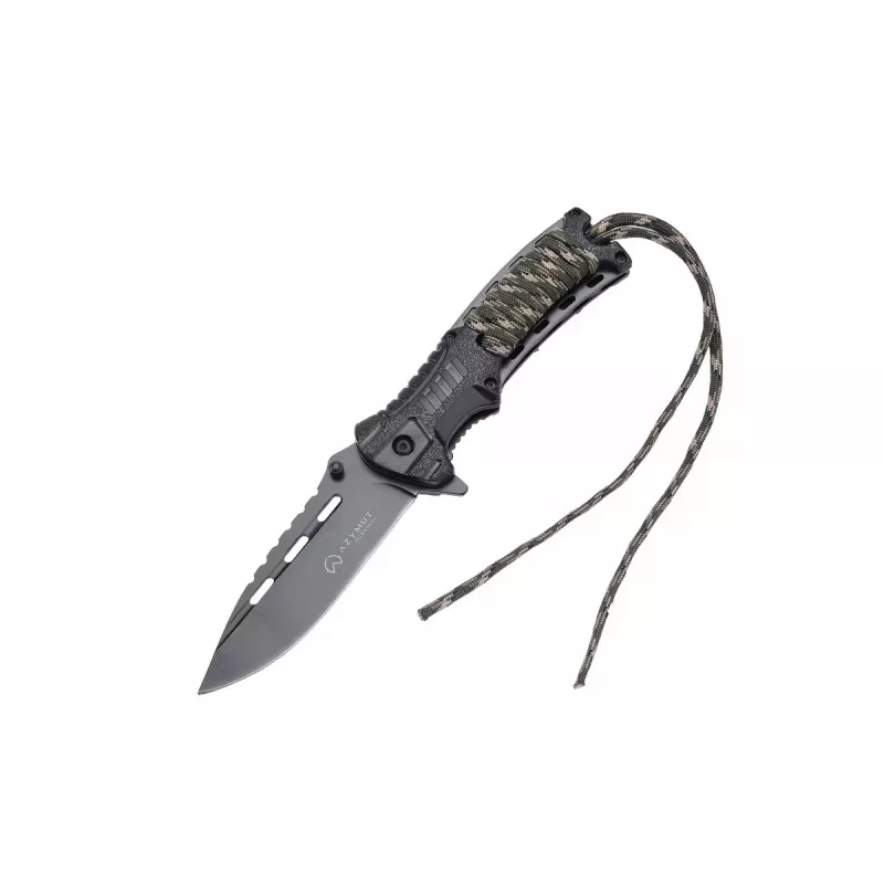 Išgyvenimo peilis AZYMUT Survival Fire Starter — fiksuota geležte turintis stovyklavimo peilis su integruota ugnies įžiebimo lazdele