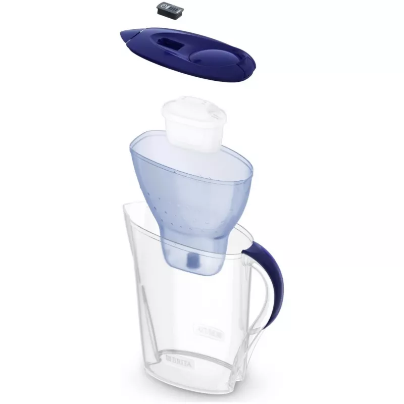 Vandens filtro ąsotis BRITA Marella XL, ąsotinis filtras su MAXTRA kasetėmis, 3,5 L bakelis, 2 L filtruoto vandens talpa, mėlynas
