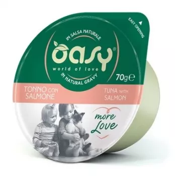 Oasy More Love Tunas su lašiša indeliuose 70g