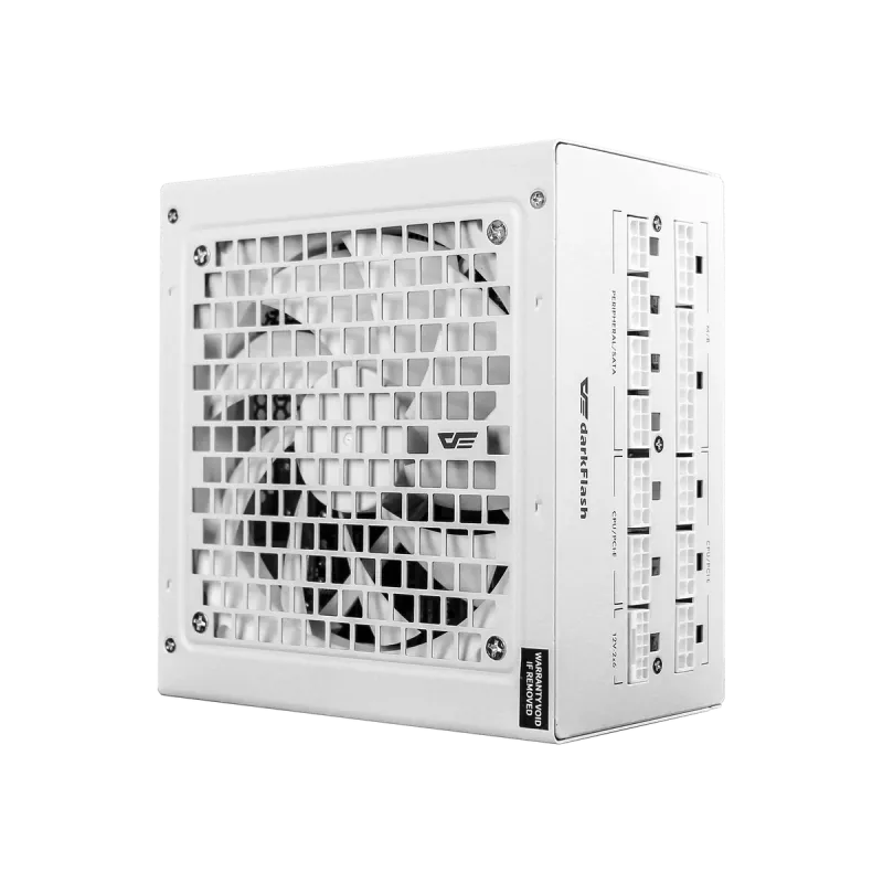 Maitinimo blokas DarkFlash PMT1050 White – ATX staliniam kompiuteriui skirtas PSU, PMT1050 White