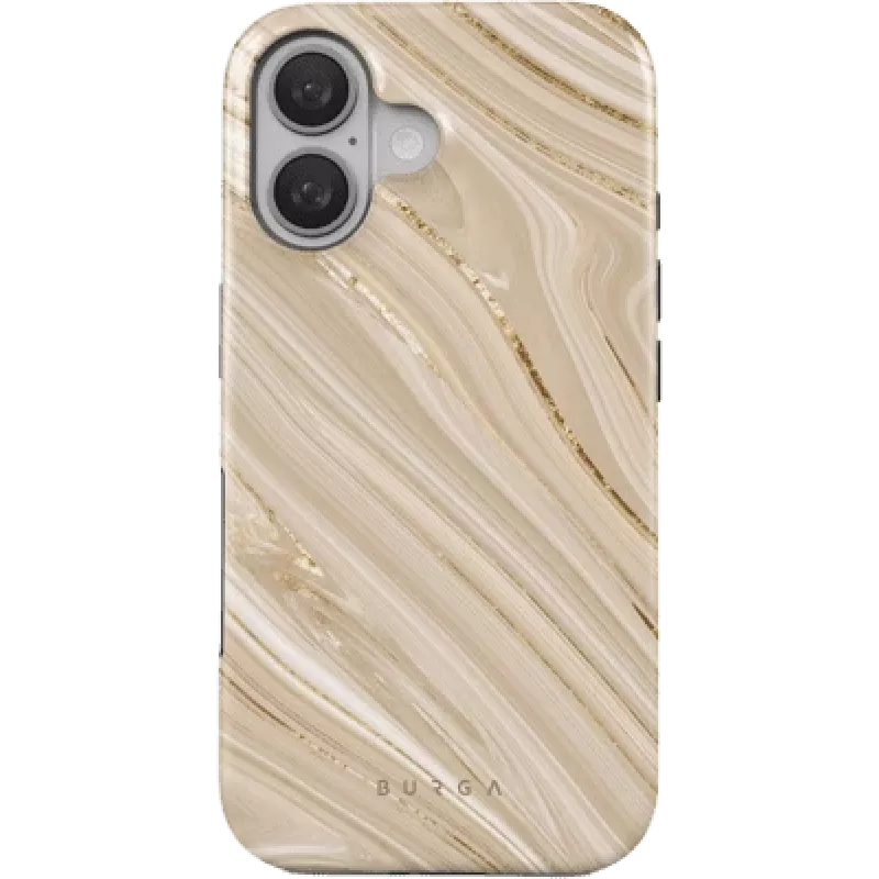 Apsauginis tvirtas dėklas Burga, skirtas iPhone 16 Plus su MagSafe — Full Glam dizainas