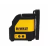 DeWALT DW088CG linijinis lazerinis nivelyras — žalias lazeris, horizontalus/vertikalus, 30 m veikimo nuotolis, 1/8 colio trikojis, AA baterija (1 įtraukta), 3× atrama