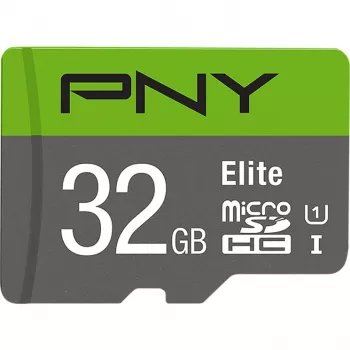 „MicroSDHC“ atminties kortelė PNY Elite 32 GB 10 klasės UHS-I P-SDU32GU185GW-GE