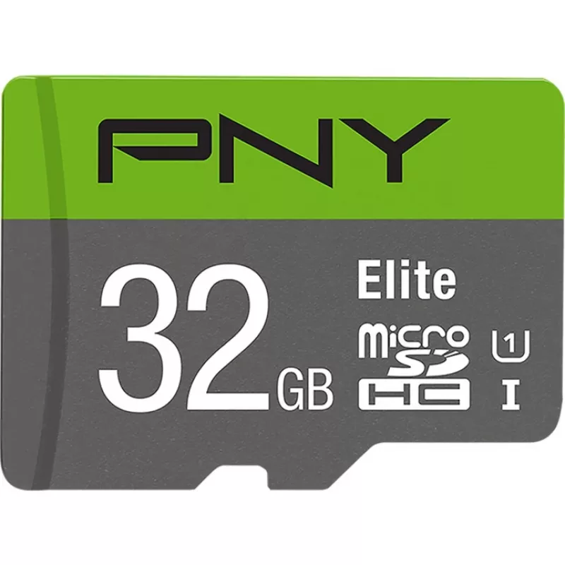 „MicroSDHC“ atminties kortelė PNY Elite 32 GB 10 klasės UHS-I P-SDU32GU185GW-GE