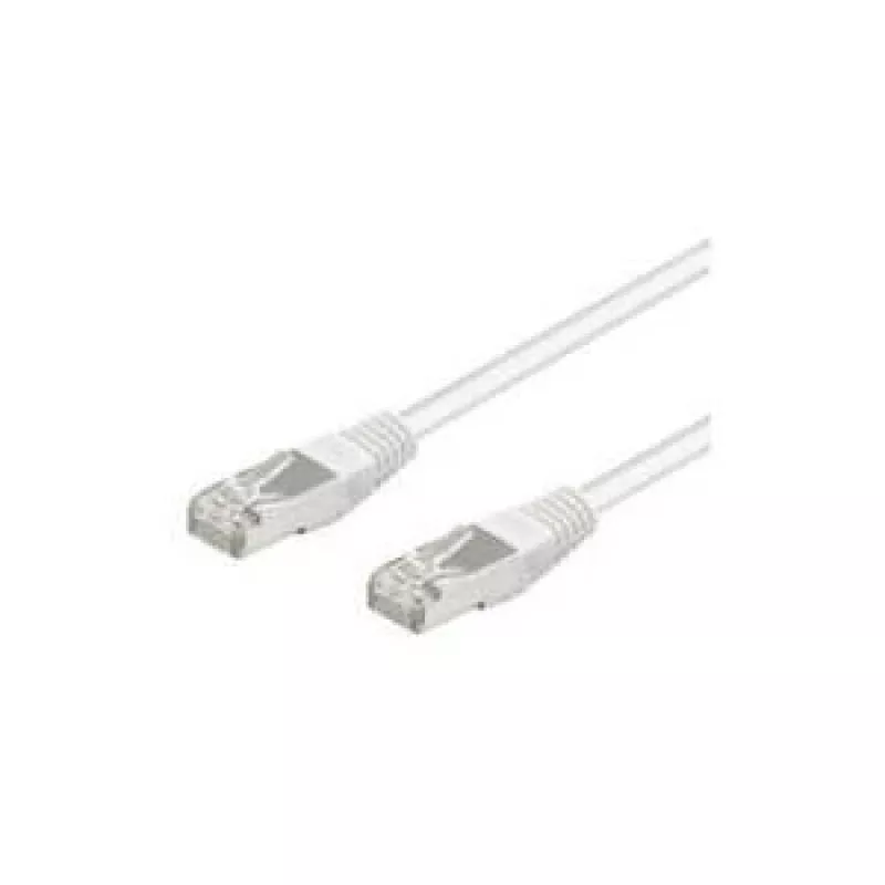 Wentronic Goobay CAT 5e komutacinis kabelis, F/UTP, baltas, 15 m - CCA vario mišinys (93493)