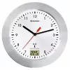 Kvarcinis laikrodis Bresser Optics MYTIME BATH RC Circle Sidabrinė White