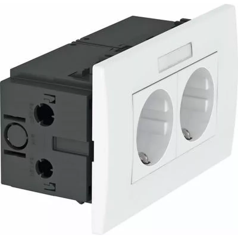 Socket Unit SDE-RW D0RT2B Module 45 2-way 84x140x59mm (6119429)