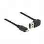 USB kabelis DeLOCK 83536 USB 2.0 2 m USB A Micro-USB B Baltas