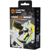 Canyon GTWS-2 belaidės ausinės su ausų kabliukais, žaidimams, USB Type-C, Bluetooth, įkrovimo doku, geltonos (CND-GTWS2Y)