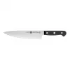 Peilių rinkinys ZWILLING Gourmet 3 vnt. — kaltinės plieno geležtės 10/16/20 cm, juodos plastikinės rankenos, tinkamas plauti indaplovėje