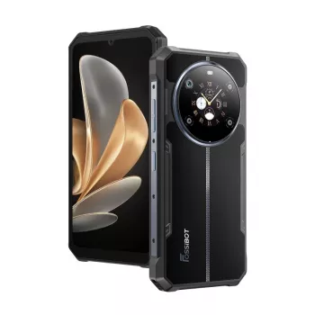 Išmanusis telefonas FOSSiBOT F109 juodas – kompaktiškas išmanusis, spalva: juoda