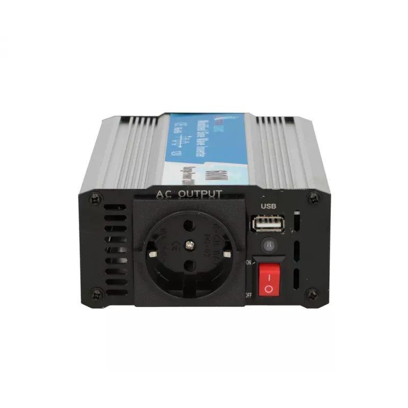 Extralink OPIM-600W įtampos keitiklis, automobilinis 12V, 600W modifikuota sinusinė banga
