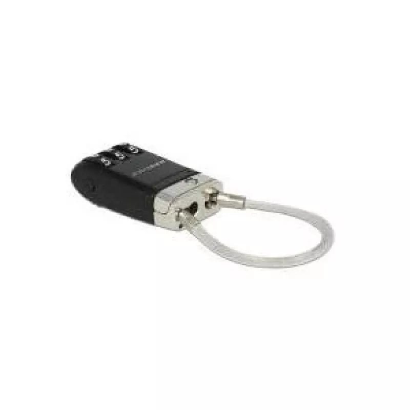 USB spynos kabelio užraktas juodas Navilock 20647