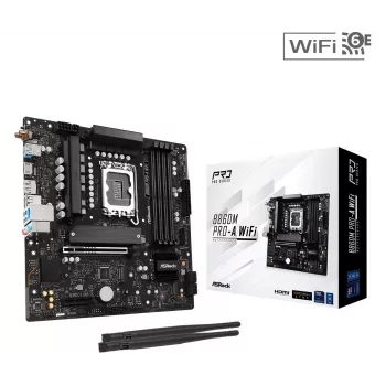 ASRock B860M Pro-A WiFi Micro-ATX pagrindinė plokštė