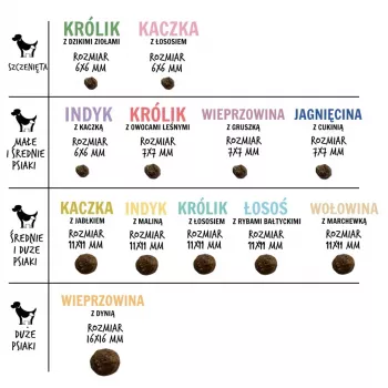 Sausas šunų maistas PAKA ZWIERZAKA Jautiena su morkomis M — 9 kg, be grūdų, 29 % baltymų, suaugusiems vidutinių veislių šunims