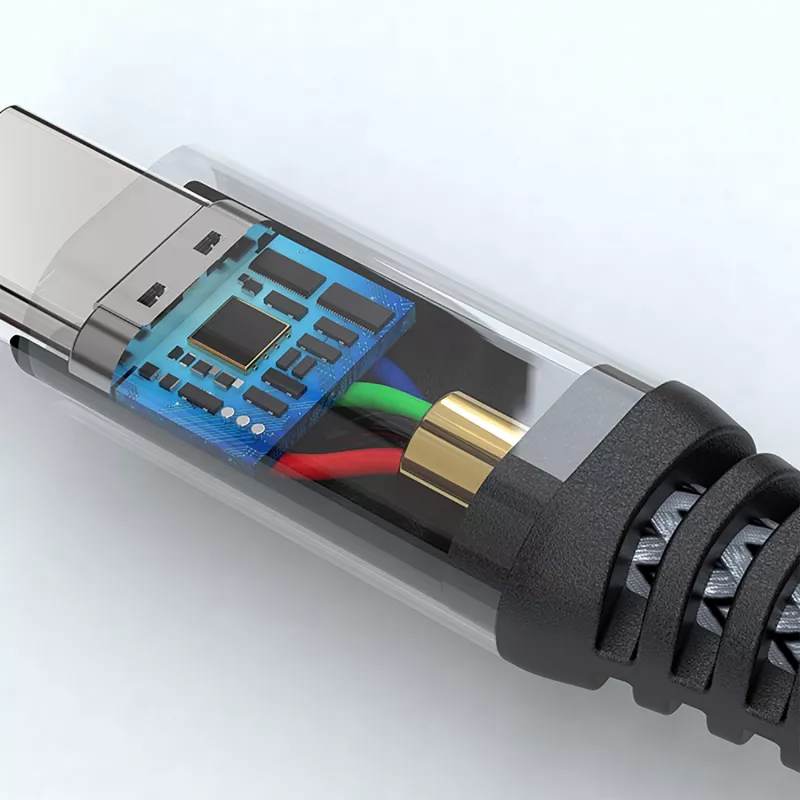 4smarts PremiumCord - USB laidas - USB-C (M) į USB-C (M) - USB 2.0 - 20 V - 5 A - 1,5 m - USB maitinimo šaltinis (100 W) - Juoda