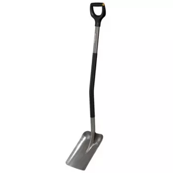 Kastuvas Fiskars Ergonomic FS.S. 1025376 pilkas — ergonominis sodo kastuvas, Fiskars 1070058