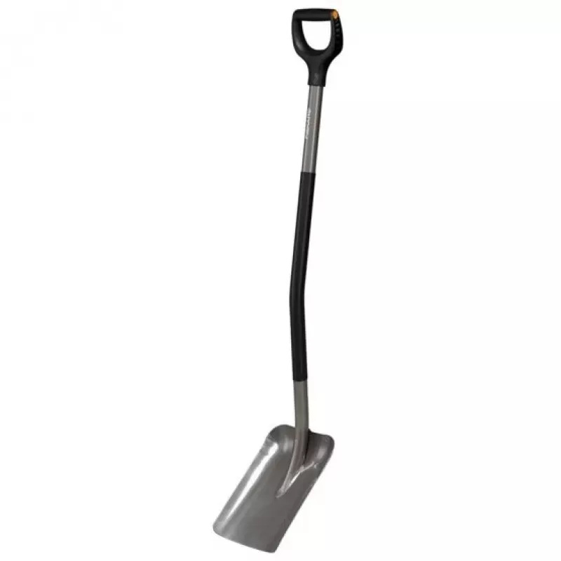 Kastuvas Fiskars Ergonomic FS.S. 1025376 pilkas — ergonominis sodo kastuvas, Fiskars 1070058
