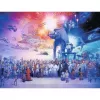TMTOYS Ravensburger Star Wars episode I–VI Saga dėlionė, 2000 detalių, 980 mm pločio