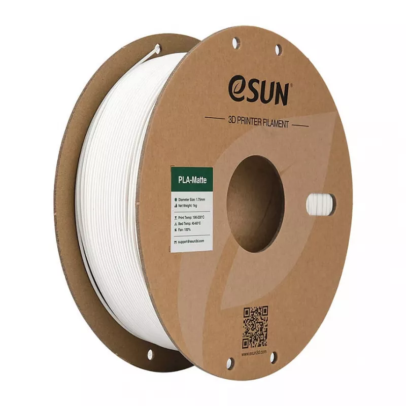 Esun EPLA-MATTE 1.75mm PIENO BALTA 1kg