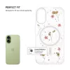 Fiksuotas MagBloom | Galinis dangtelis | Apple | iPhone 17 | TPU | Slyvinė rožinė
