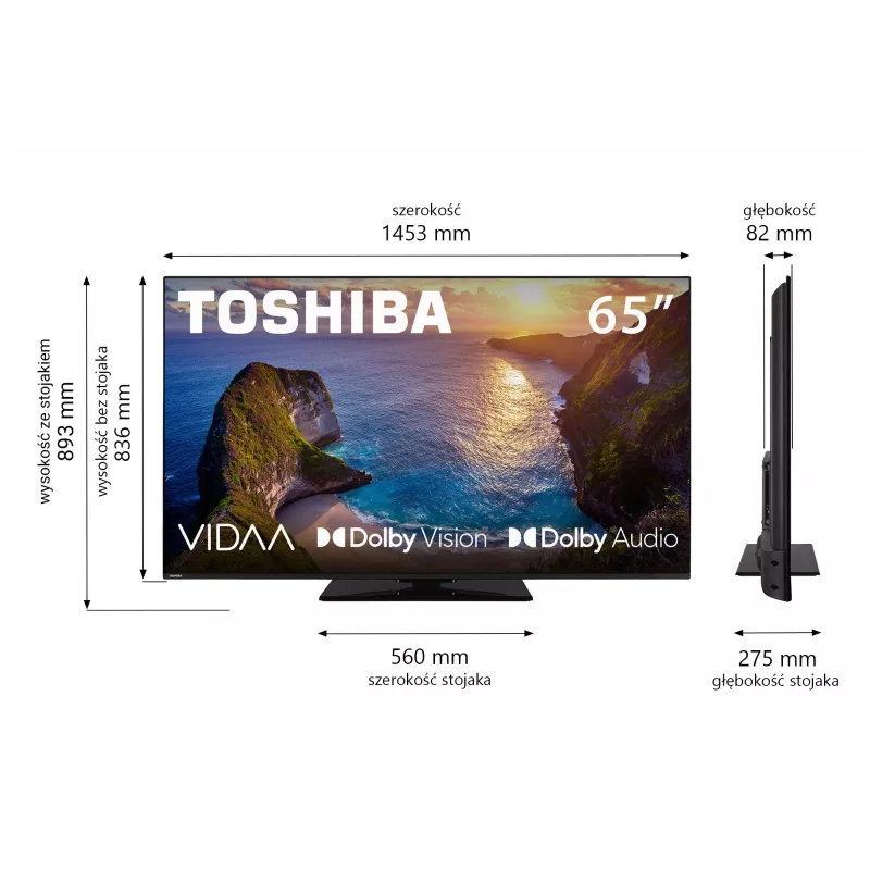 Televizorius Toshiba 65UV3463DG 65 colių 4K Ultra HD DLED 3840 x 2160