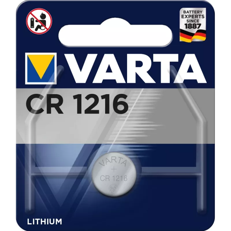 Varta CR1216 Electroniczelle Lithium 3 25mAh Blister - Baterija - CR1216