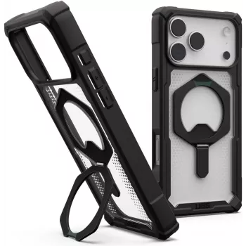 UAG Urban Armor Gear Plasma XTE MagSafe Kickstand dėklas | Apple iPhone 17 Pro Max | juoda/skaidri | 11452811404G (11452811404G)