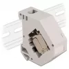Delock - Modulinis adapteris - montuojamas ant DIN bėgelio - CAT 6a - STP - Pilkas - 1 jungtis (86014)