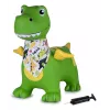 Šokinėjantis gyvūnas Jamara HoppyDoo Dino su sparnais, žalias, su pompa