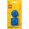 Magnetų rinkinys Room Copenhagen LEGO mėlyni 40101731 — dekoratyviniai LEGO suderinami magnetai