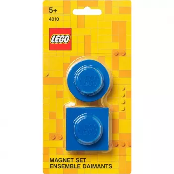 Magnetų rinkinys Room Copenhagen LEGO mėlyni 40101731 — dekoratyviniai LEGO suderinami magnetai