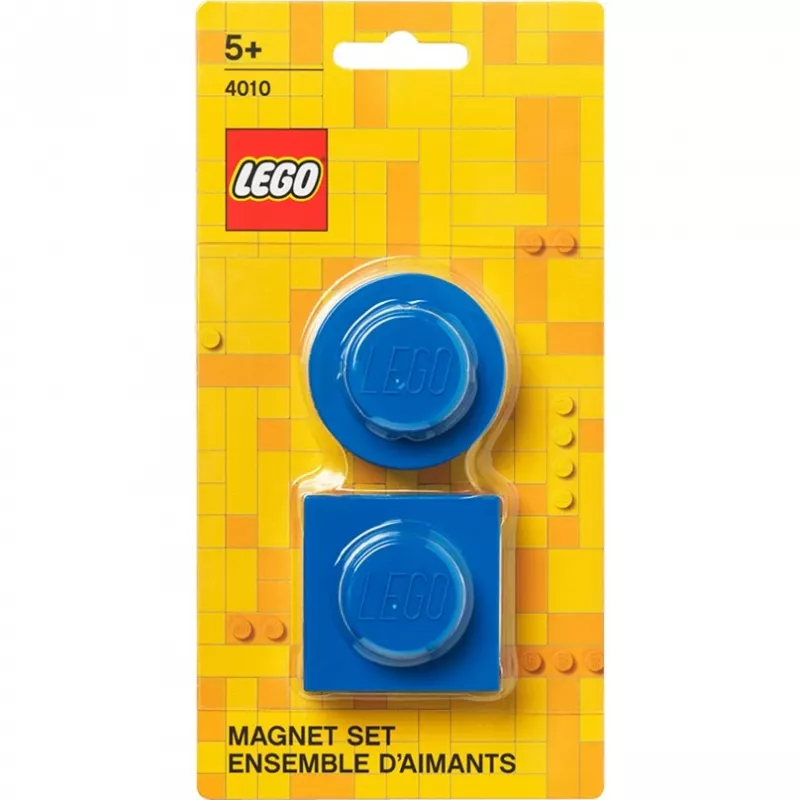 Magnetų rinkinys Room Copenhagen LEGO mėlyni 40101731 — dekoratyviniai LEGO suderinami magnetai