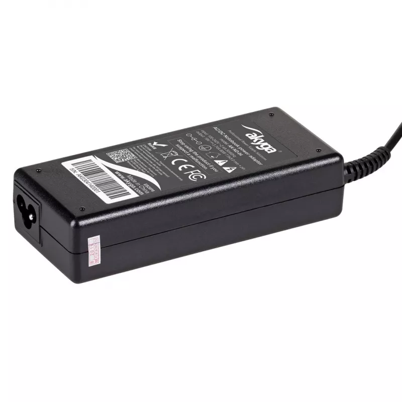 Maitinimo adapteris / keitiklis Akyga AK-ND-04 nešiojamiesiems kompiuteriams, skirtas naudoti patalpose, 90 W, įėjimo įtampa 100–250 V, juodas