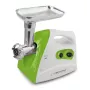 Mėsmalė ESPERANZA EKM012G — 600 W, nerūdijančio plieno ašmenys, dešrų antgalis, kebabų formavimo antgalis, reversinė funkcija, neslidžios kojelės, balta/žalia